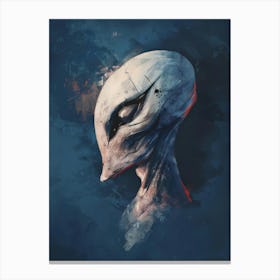 Alien Head 1 Canvas Print