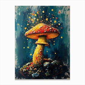 Mushroom Painting 8 Canvas Print