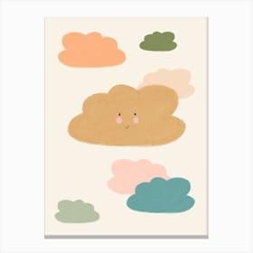 Boho Clouds Canvas Print