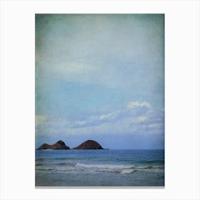 Two Islands In The Ocean Canvas Print