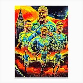 London City Football Team Canvas Print