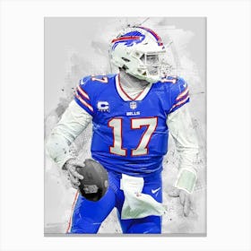 Josh Allen Buffalo Bills Canvas Print