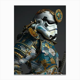 Stormtropper As A Vintagepunk Samurai 48 Canvas Print