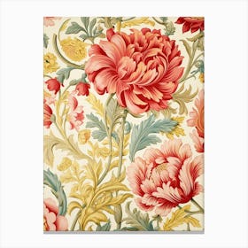 Floral Wallpaper 17 Canvas Print