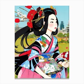 Asian Girl 6 Canvas Print