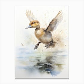 Duckling Taking Flight 2 Canvas Print
