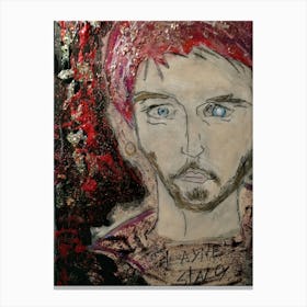 Layne Staley rooster  Canvas Print