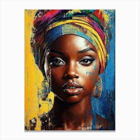 African Woman Canvas Print