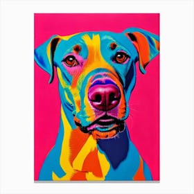 Vizsla Andy Warhol Style dog Canvas Print
