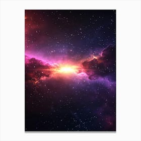 Space Background 13 Canvas Print