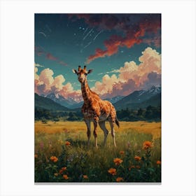 Giraffe 67 Canvas Print