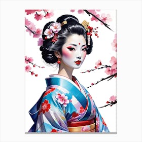 Geisha 188 Canvas Print