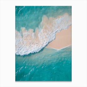 Aerial View Of A Beach 38 Canvas Print