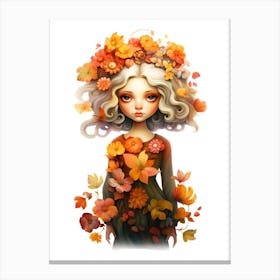 Autumn Girl 2 Canvas Print