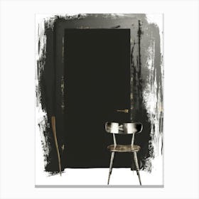 Black Door 3 Canvas Print