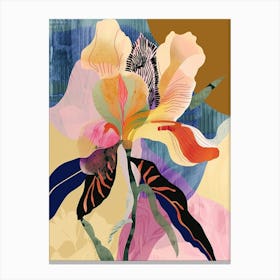 Colourful Flower Illustration Everlasting Flower 2 Canvas Print