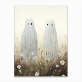 Cute Halloween Painting Canvas Print