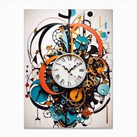 Clock Wall Art Canvas Print