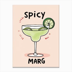 Spicy Marg 6 Canvas Print