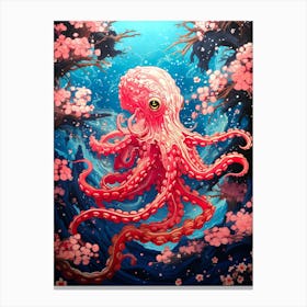 Octopus 4 Canvas Print