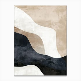 Earthy Textures Minimalist Style Canvas Print