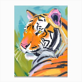 Tiger Maximalist Canvas Print