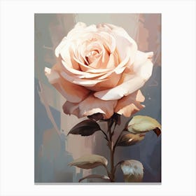 Floral Illustration Rose 6 Canvas Print