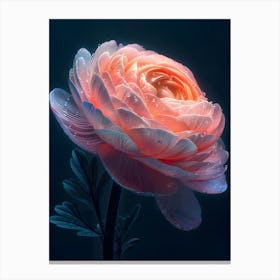 Peony Flower 8 Canvas Print