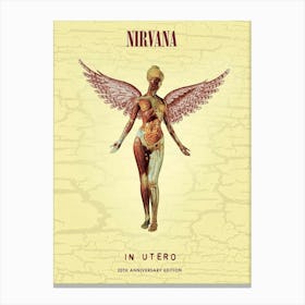 Nirvana In Utero Album Artwork Band Music Home Wall Art Print Premium Poster Canvas Print