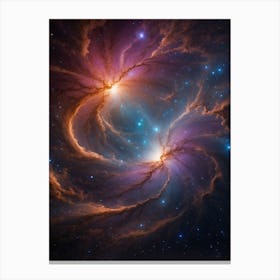 Spiral Nebula Print Canvas Print