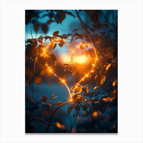 Heart Of Light Canvas Print