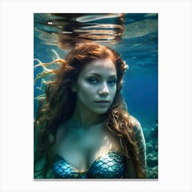 Mermaid -Reimagined 39 Canvas Print