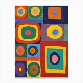 Abstract Circles Canvas Print