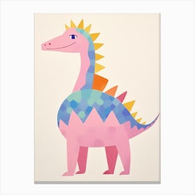Nursery Dinosaur Art Stegosaurus 2 Canvas Print