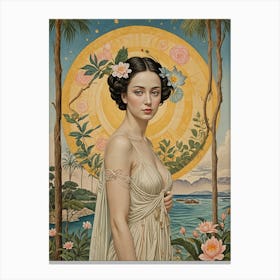 Tropical Aphrodite Canvas Print