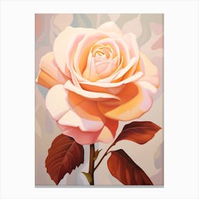 Rose 12 Flower Painting Canvas Print