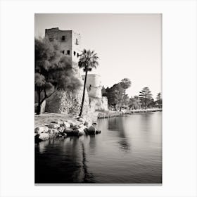 Antalya, Turkey, Photography In Black And White 3 Canvas Print
