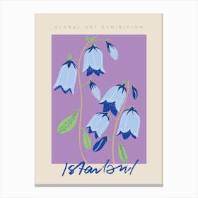 Istanbul Floral Art Canvas Print