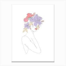 Flower Girl Canvas Print