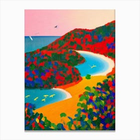 Whitsunday Islands National Park 1 Australia Abstract Colourful Canvas Print