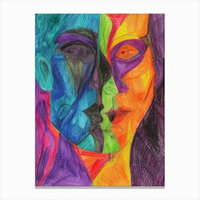 Two Faces 18 Canvas Print