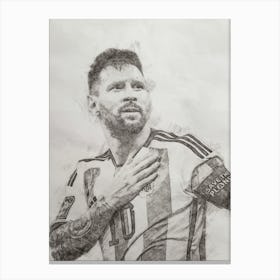 Lionel Messi 3 Canvas Print