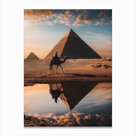 Giza Pyramids Canvas Print