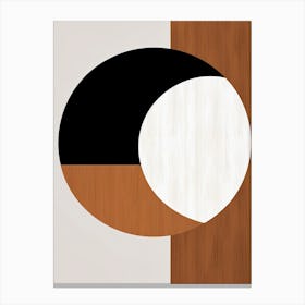 Erlangen Elegance, Geometric Bauhaus Canvas Print