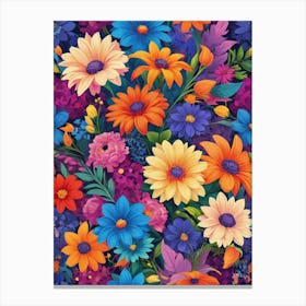 Floral Wallpaper 3 Canvas Print