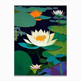 Amur Lotus Fauvism Matisse 1 Canvas Print