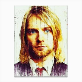 Kurt Cobain Potrait Canvas Print