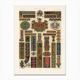Middle Ages Pattern, Albert Racine (20) Canvas Print