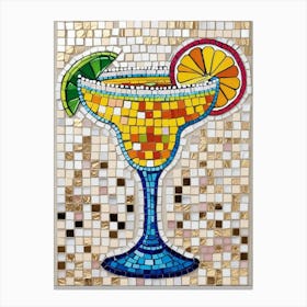 Margarita Mosaic Canvas Print