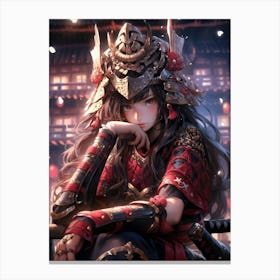 Samurai Girl 15 Canvas Print